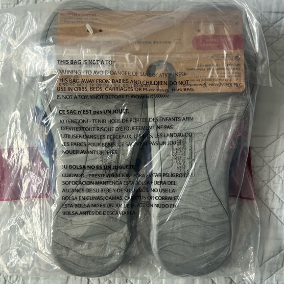 Dearfoams Melanie Colorblocked Microfiber Terry Thong, Women’s Large 9–10 (NWT) - Picture 5 of 7